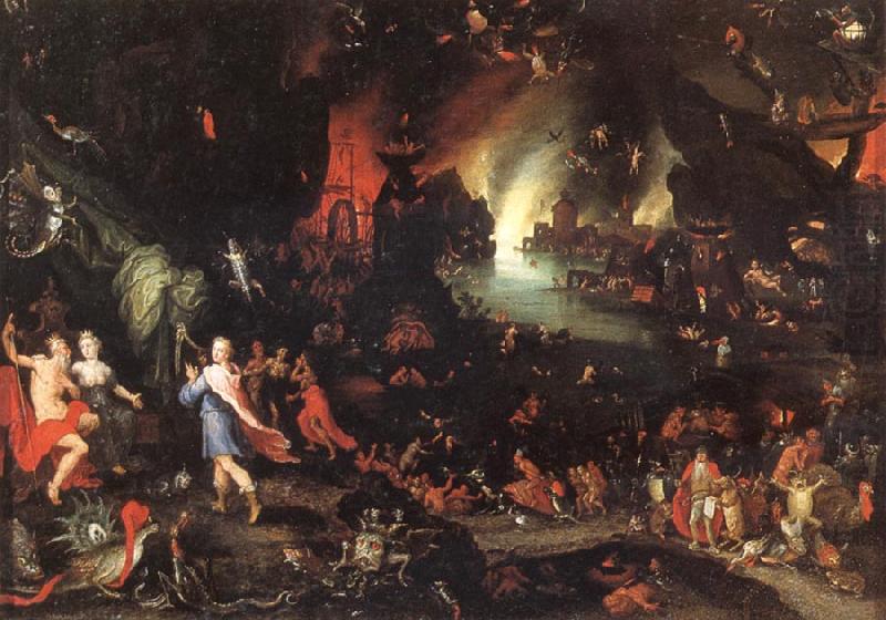 Orpheus in the Underworld, Jan Brueghel The Elder